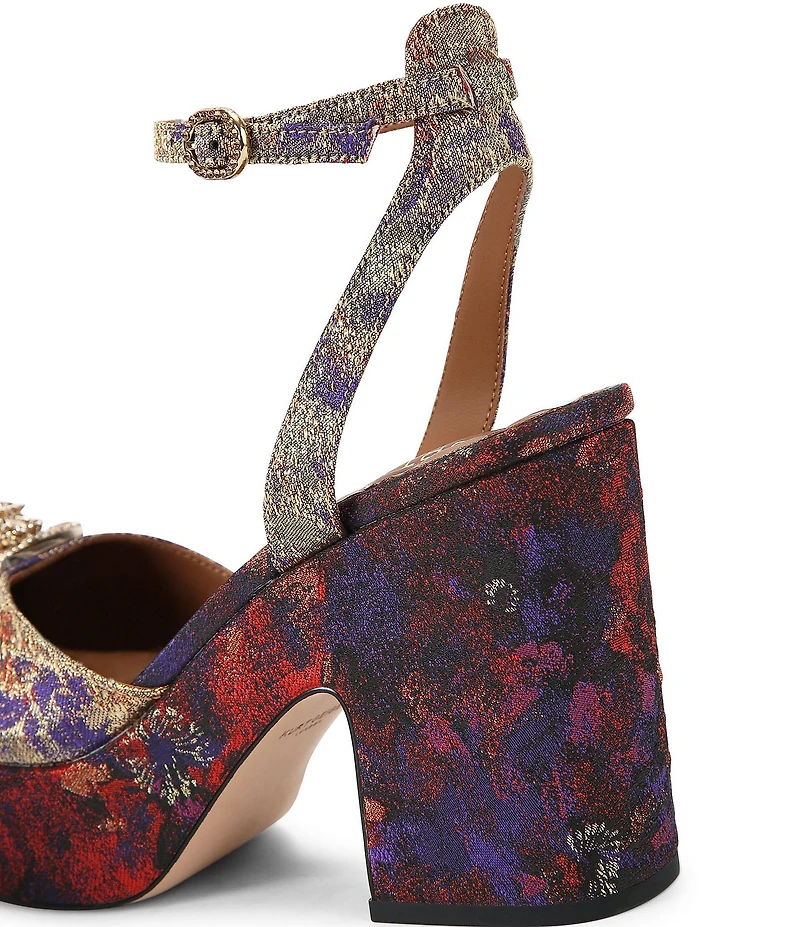 Kurt Geiger London Chelsea Multi Jacquard Platform Pumps