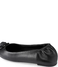 Kurt Geiger London Chelsea Leather Logo Ballerina Flats