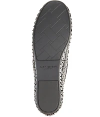 Kurt Geiger London Chelsea Patent Leather Snake Embossed Logo Ornament Moccasin Loafers
