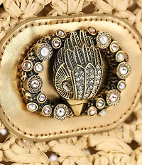 Kurt Geiger London Chelsea Ruffle Straw Tote Bag