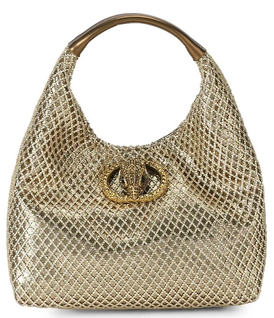 Kurt Geiger London Chelsea Small Metallic Slouch Hobo Bag