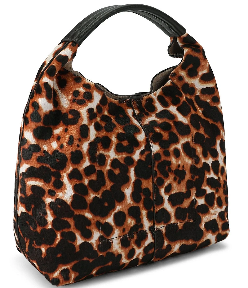 Kurt Geiger London Chelsea Small Slouch Animal Print Hobo Bag