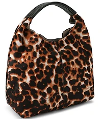 Kurt Geiger London Chelsea Small Slouch Animal Print Hobo Bag