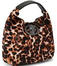 Kurt Geiger London Chelsea Small Slouch Animal Print Hobo Bag