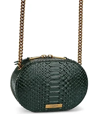 Kurt Geiger London Chelsea Small Snake Print Camera Crossbody Bag
