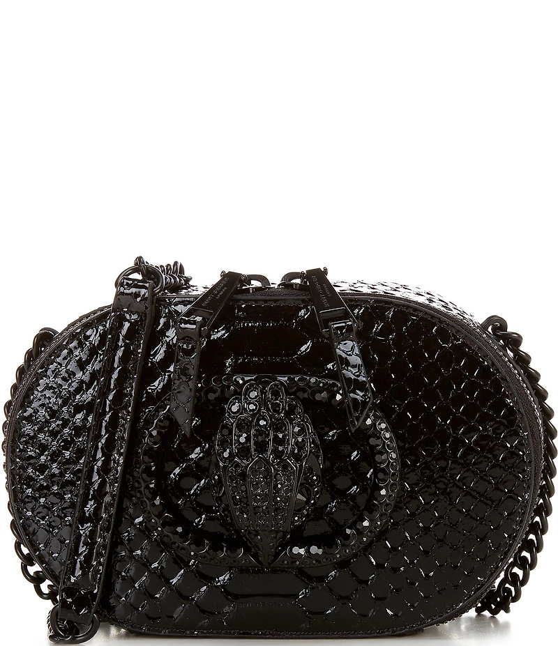Kurt Geiger London Chelsea Snake Small Camera Crossbody Bag