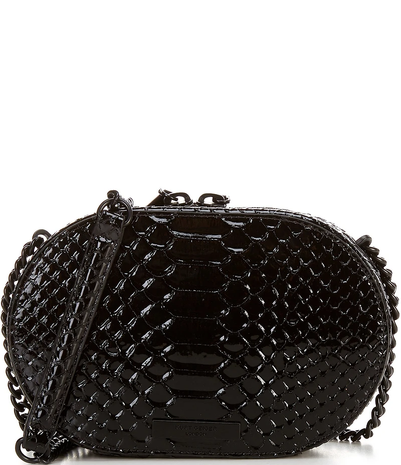 Kurt Geiger London Chelsea Snake Small Camera Crossbody Bag
