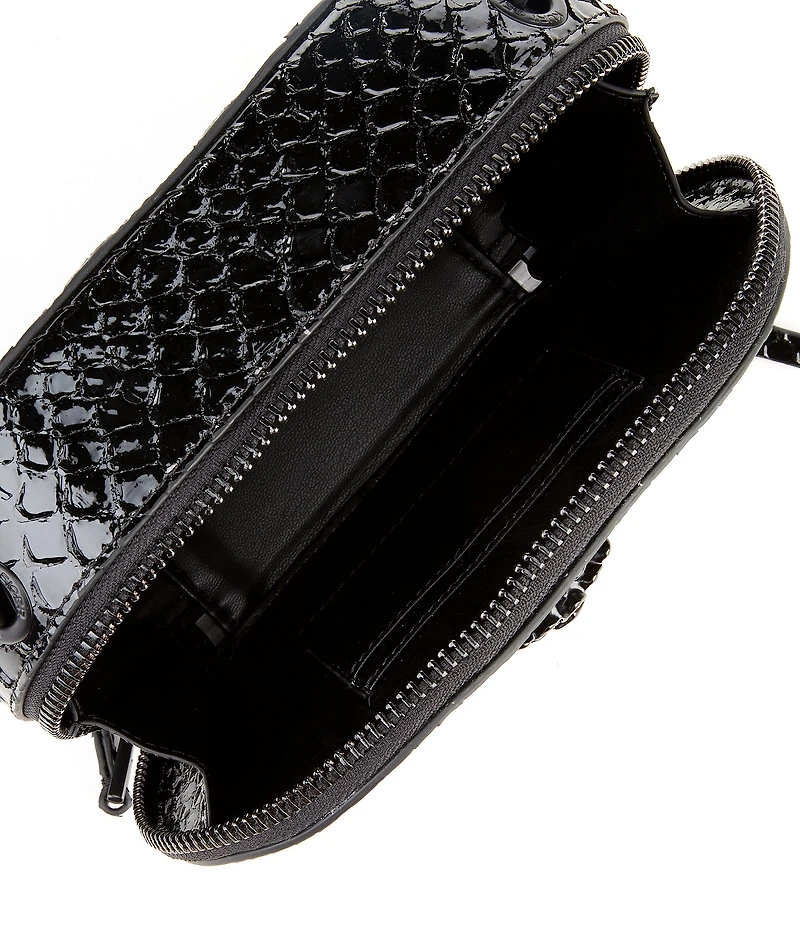 Kurt Geiger London Chelsea Snake Small Camera Crossbody Bag