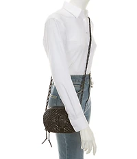 Kurt Geiger London Chelsea Snake Small Camera Crossbody Bag