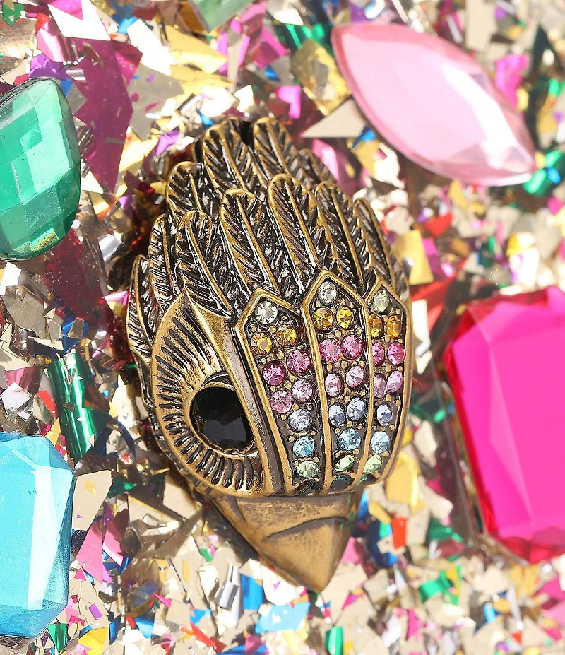 Kurt Geiger London Crystals Box Clutch Crossbody Bag