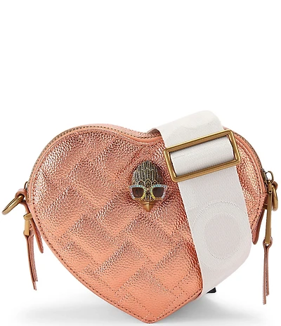 Kurt Geiger London Double Kensington Heart Crossbody Bag
