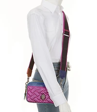 Kurt Geiger London Double Zip Kensington Camera Crossbody Bag
