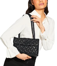 Kurt Geiger London Drench Large Chain Strap Quilted Shoulder Bag