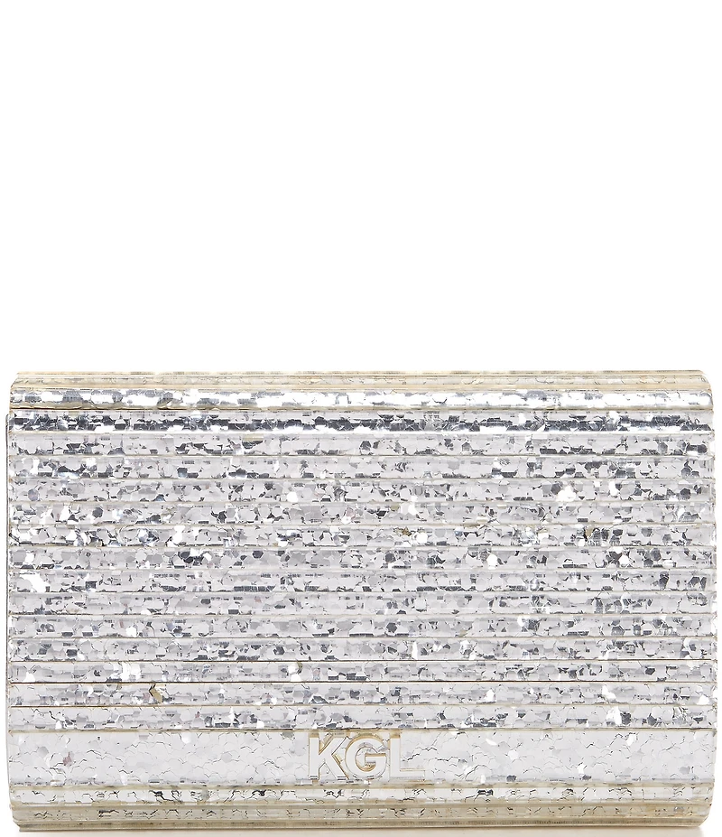 Kurt Geiger London Drench Metallic Party Clutch