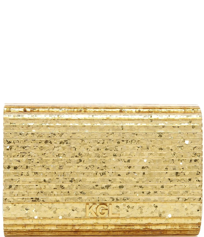Kurt Geiger London Drench Metallic Party Clutch