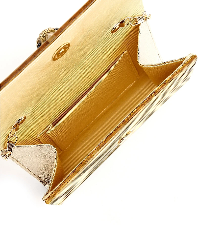 Kurt Geiger London Drench Metallic Party Clutch