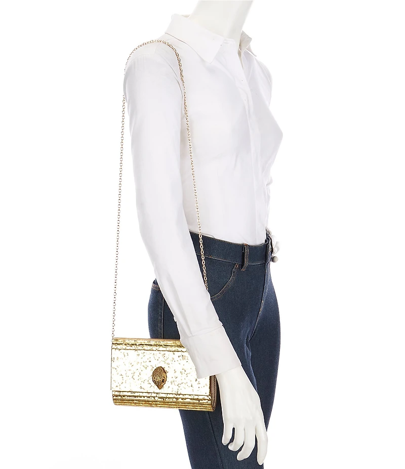 Kurt Geiger London Drench Metallic Party Clutch