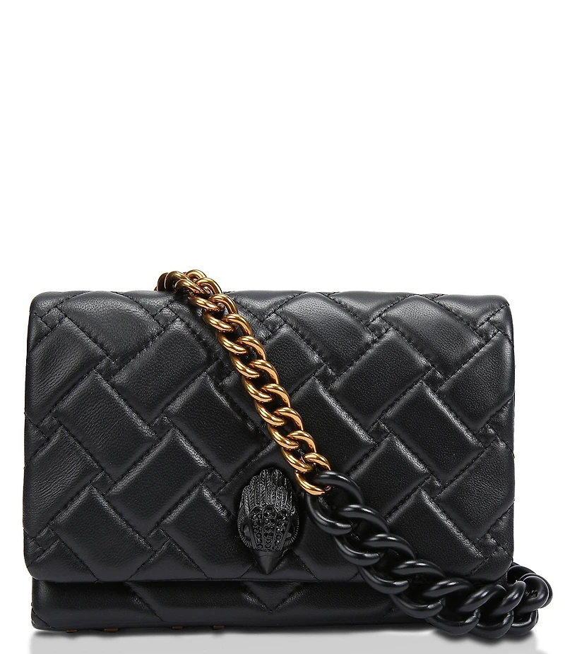 Kurt Geiger London Drench Mini Kensington Quilted Leather Shoulder Bag