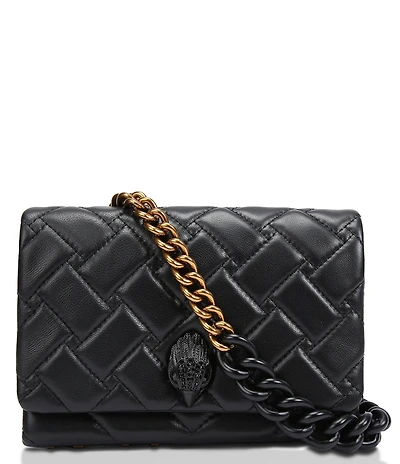 Kurt Geiger London Drench Mini Kensington Quilted Leather Shoulder Bag