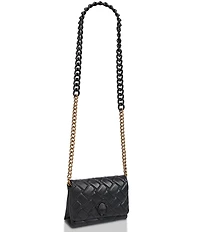 Kurt Geiger London Drench Mini Kensington Quilted Leather Shoulder Bag