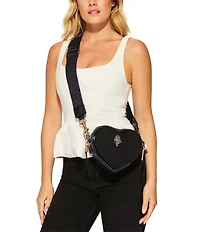 Kurt Geiger London Dual Zip Shoreditch Heart Crossbody Bag