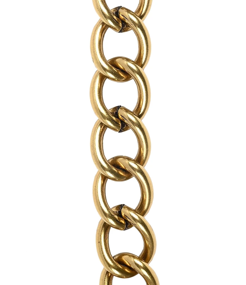 Kurt Geiger London Metal Chain Eagle Motif Belt