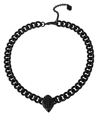 Kurt Geiger London Eagle Curb Chain Collar Pendant Necklace