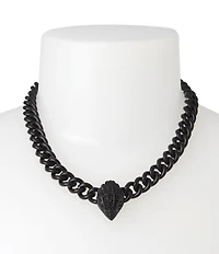 Kurt Geiger London Eagle Curb Chain Collar Pendant Necklace