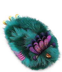 Kurt Geiger London Eagle Fluff Signature Logo Ornament Slippers