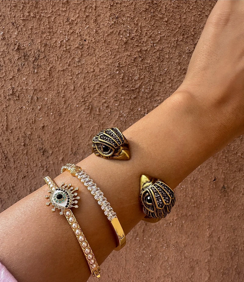 Kurt Geiger London Eagle Hinged Cuff Bracelet