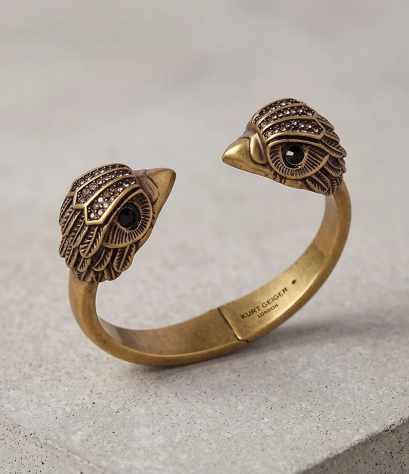 Kurt Geiger London Eagle Hinged Cuff Bracelet
