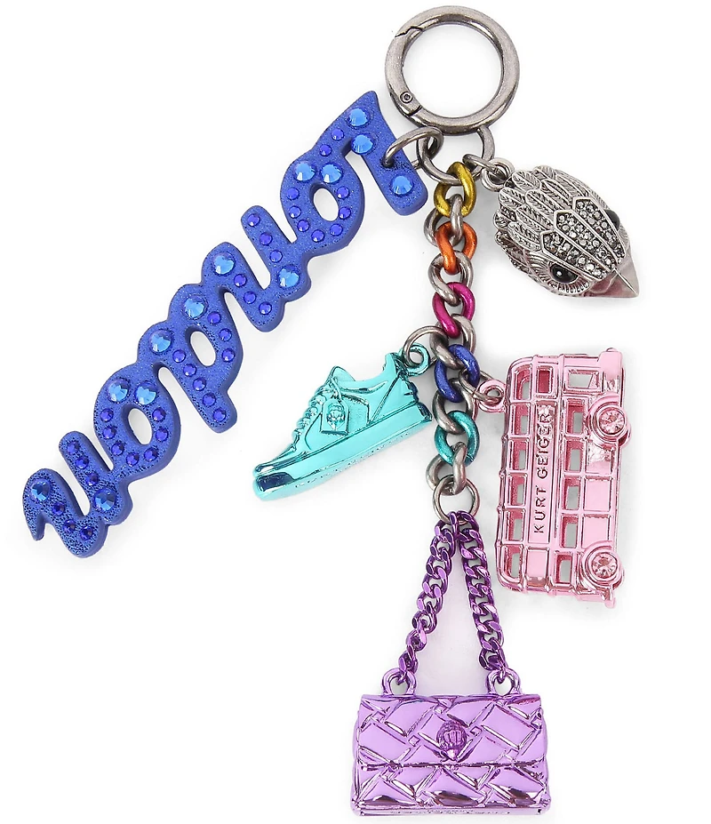 Kurt Geiger London Eagle Mix Keyring Bag Charm