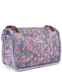 Kurt Geiger London Embellished Mesh Leather Mini Kensington Soft Crossbody Bag