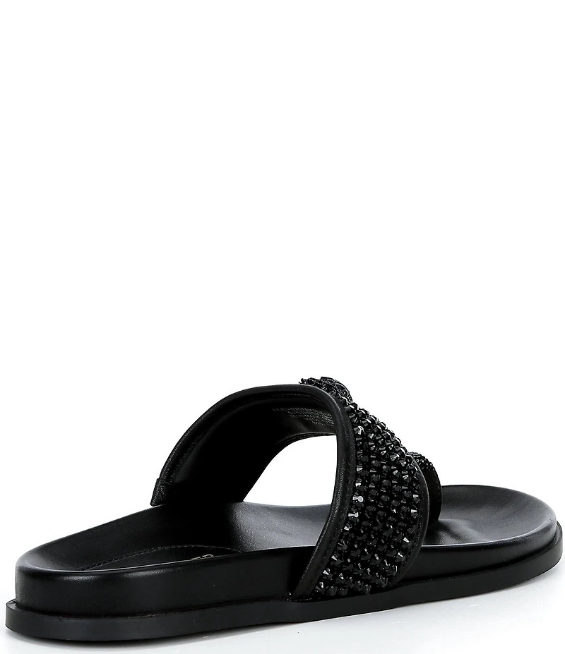 Kurt Geiger London Embellished Mesh Toe Thong Sandals