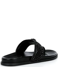 Kurt Geiger London Embellished Mesh Toe Thong Sandals