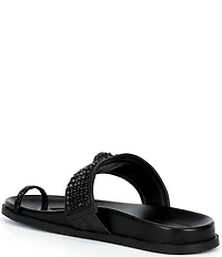 Kurt Geiger London Embellished Mesh Toe Thong Sandals