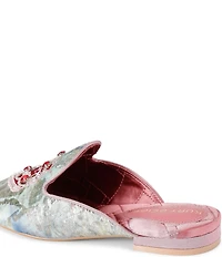 Kurt Geiger London Embroidered Birthday Patch Printed Jacquard Flat Mules