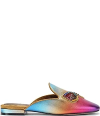 Kurt Geiger London Embroidered Sunset Ombre Flat Mules