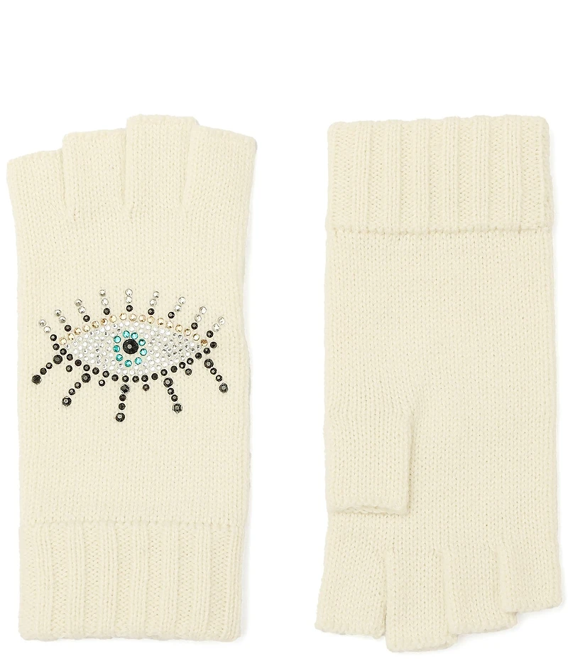 Kurt Geiger London Evil Eye Fingerless Gloves