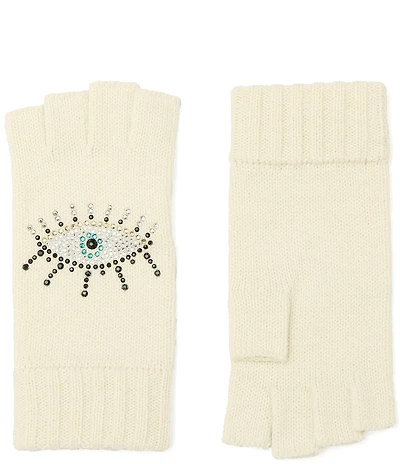 Kurt Geiger London Evil Eye Fingerless Gloves