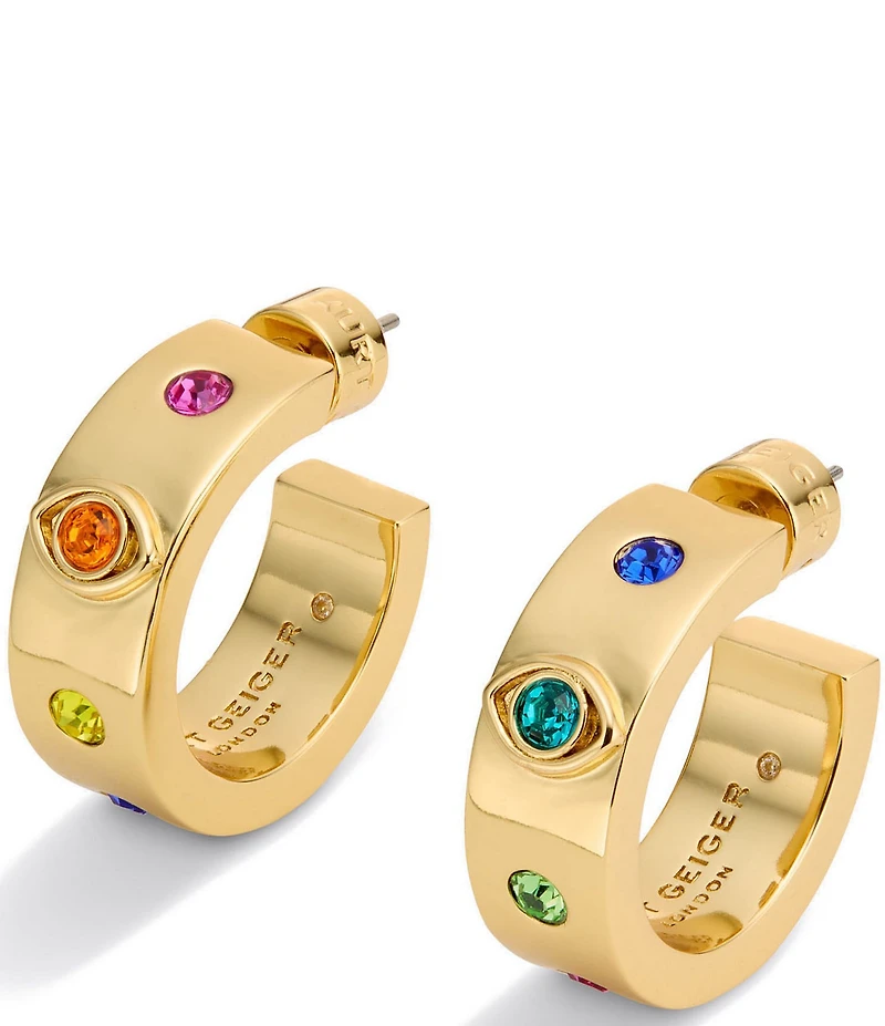 Kurt Geiger London Evil Eye Hoop Earrings