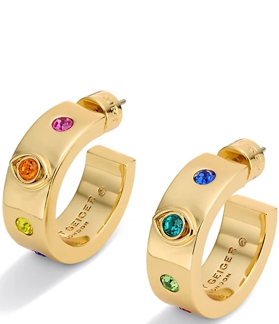 Kurt Geiger London Evil Eye Hoop Earrings