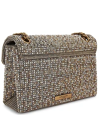 Kurt Geiger London Fabric Medium Kensington Rhinestone Crossbody Bag