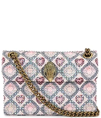 Kurt Geiger London Fabric Mini Kensington Convertible Crossbody Bag