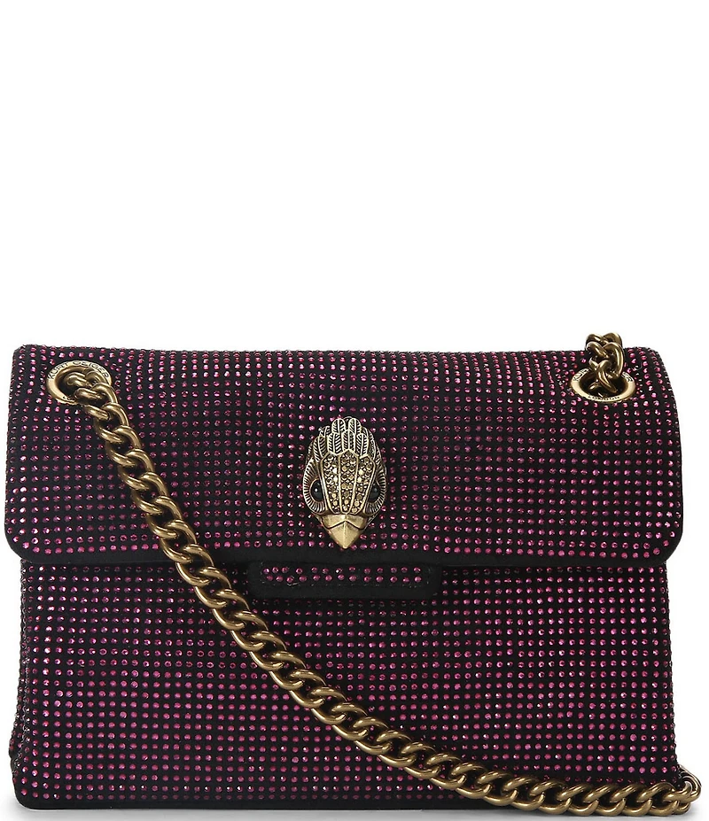 Kurt Geiger London Kensington Mini Fabric Rhinestone Crossbody Bag