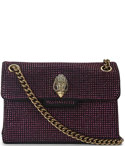 Kurt Geiger London Kensington Mini Fabric Rhinestone Crossbody Bag