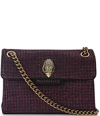 Kurt Geiger London Kensington Mini Fabric Rhinestone Crossbody Bag