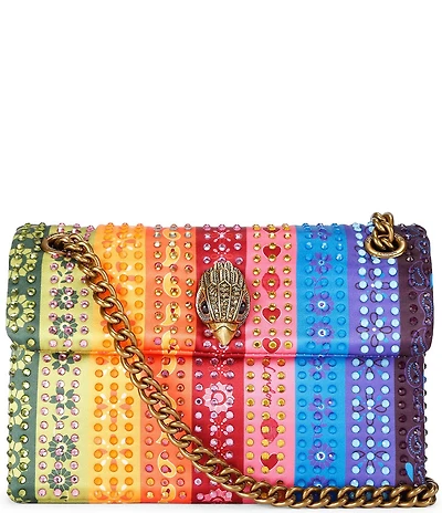 Kurt Geiger London Fabric Mini Kensington Convertible Crossbody Bag