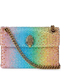 Kurt Geiger London Fabric Mini Kensington Ombre Crystal Crossbody Bag