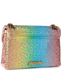Kurt Geiger London Fabric Mini Kensington Ombre Crystal Crossbody Bag